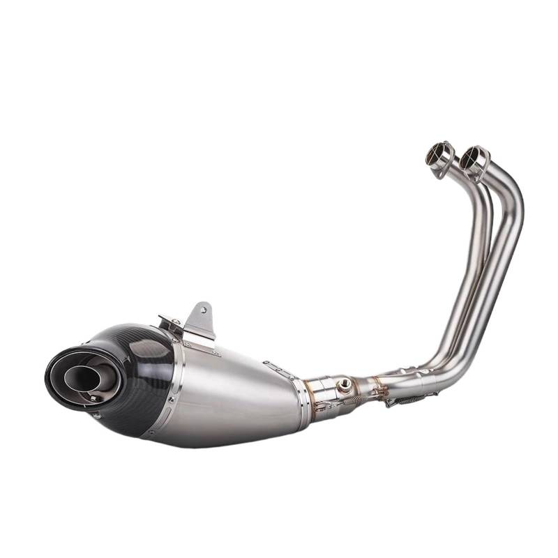 Für R3 R25 Auspuffrohr 2015-2023 Vollauspuff Schalldämpfer Styem Motorrad Frontauspuffrohr Racing Line von SIBOUOU
