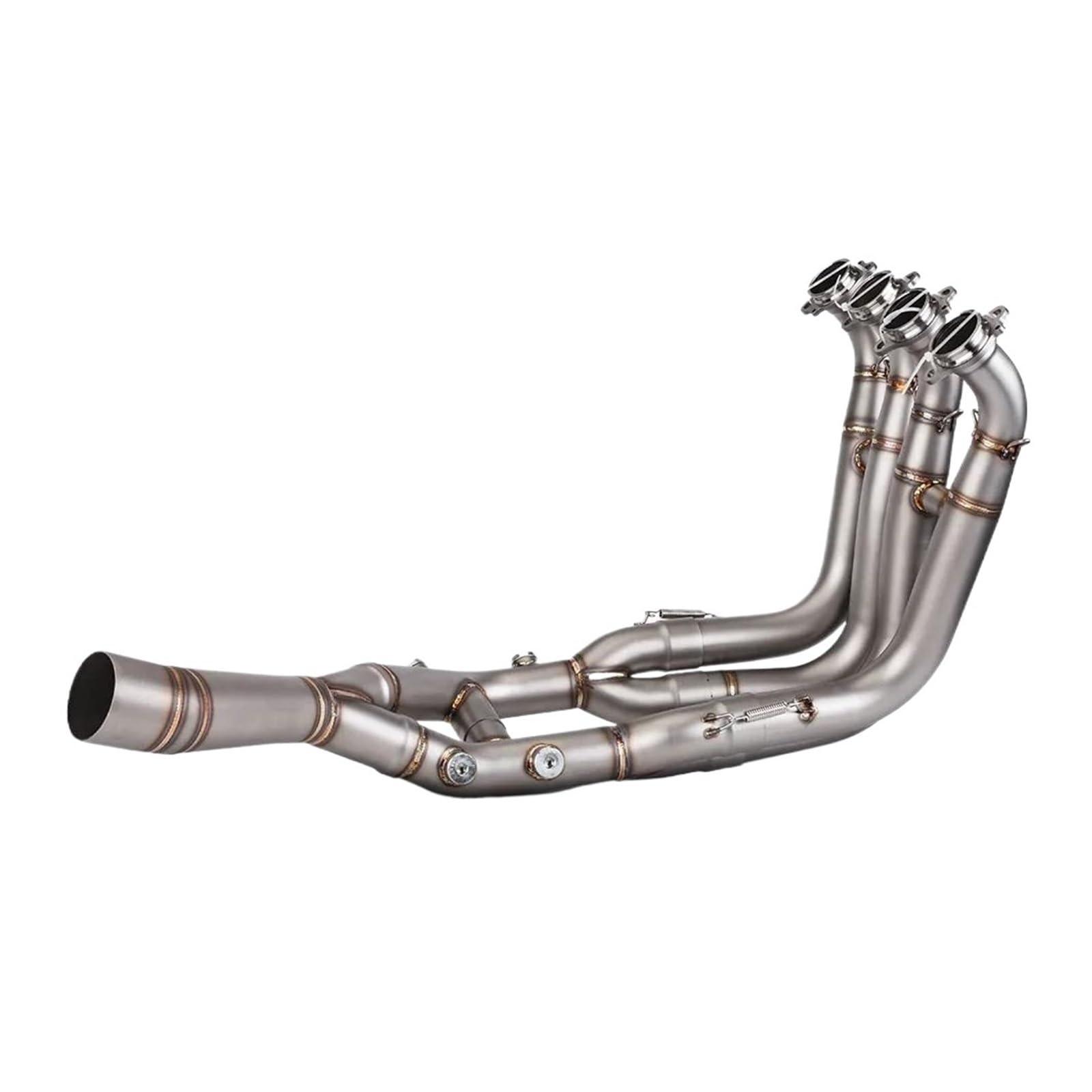 Für S1000RR S1000R 2019-2024 Auspuff Motorrad System Modifizierte Racing Front Link Rohr Flucht Moto Verbinden 60mm Schalldämpfer(Type-A) von SIBOUOU