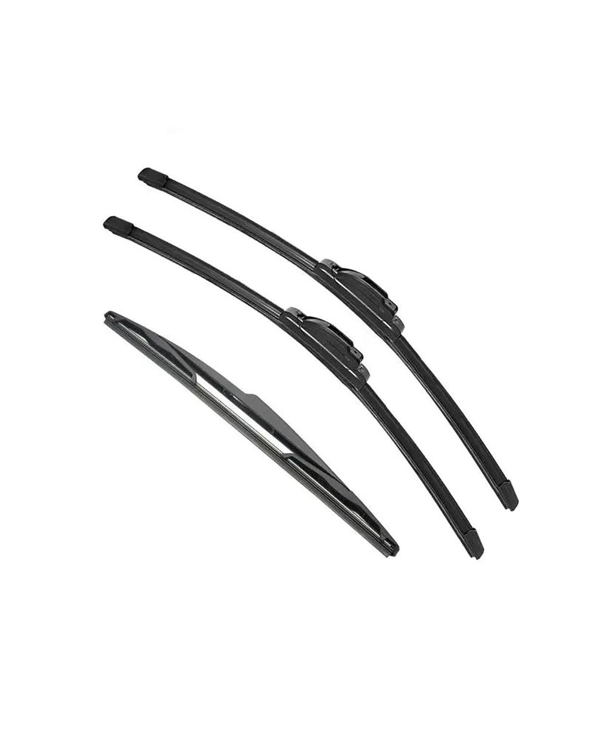 Für Saxo 1999 2000 2001 2002 2003 Doppel Gummi Auto Wischer Scheibenwischer Gummi Auto Zubehör Auto Wischer(3PCS) von SIBOUOU