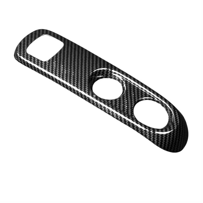 Für Smart 451 Für Fortwo Auto Styling Aufkleber Rahmen Auto Center Konsole Getriebe Shift Panel Abdeckung Trim Innen Dekoration(Kohlefaser) von SIBOUOU