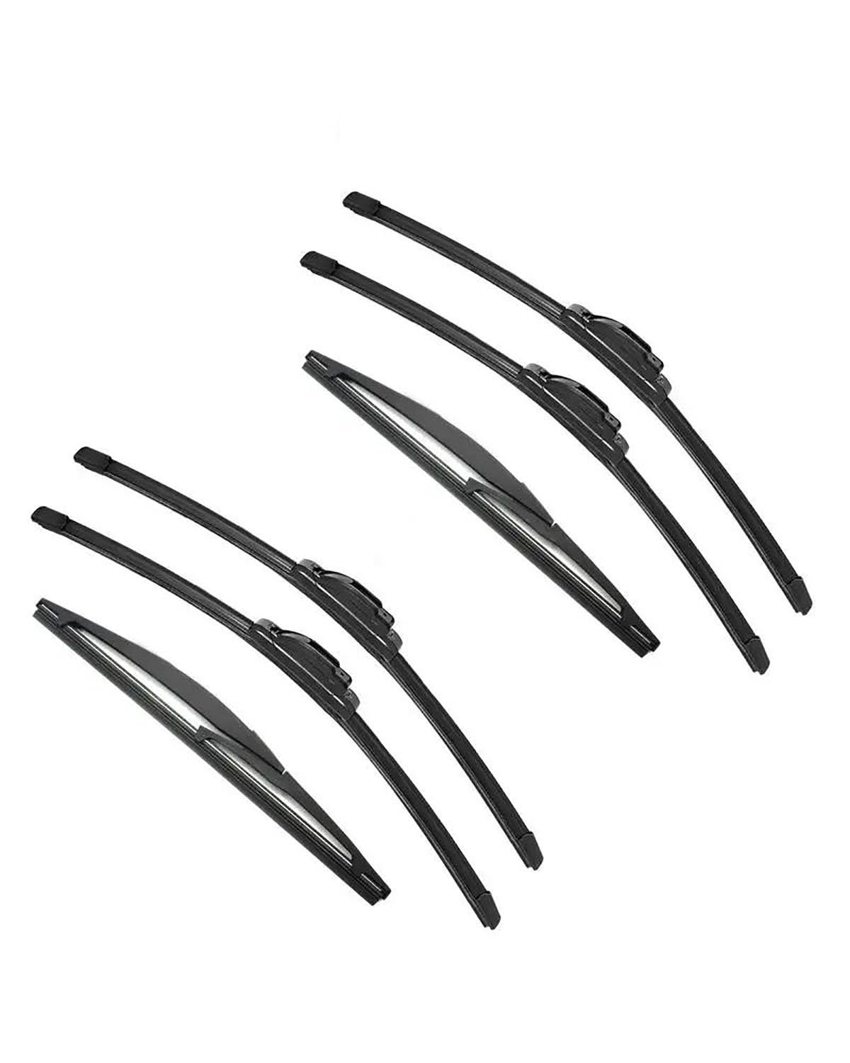 Für Suzuki Für Splash 2008 2009 2010 2011 2012 2013 2014 Doppel Gummi Auto Wischer Scheibenwischer Gummi Auto zubehör Auto Wischer(3PCS) von SIBOUOU