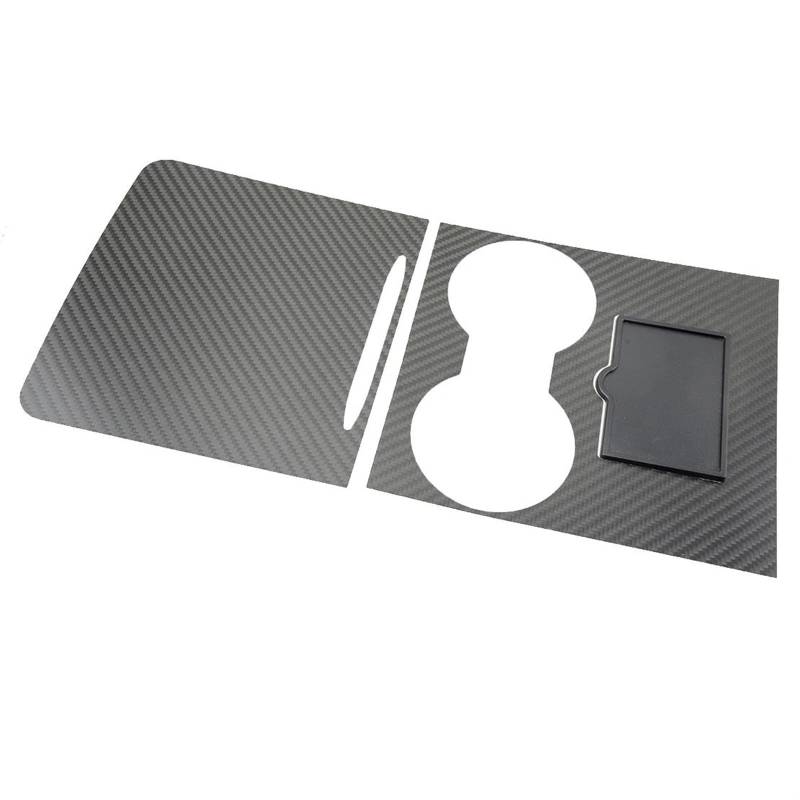 Für Teslaes Für Modell 3 Y 2021 Dekoration 3 Teile/Satz Schwarz Auto Front Center Console Armlehne Abdeckung Panel Trim von SIBOUOU