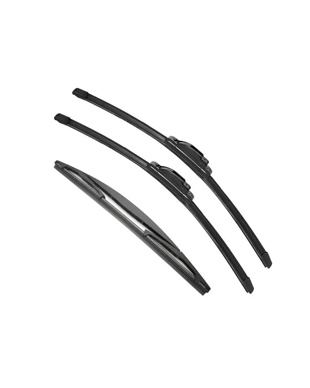 Für Versa Hinweis 2014-2015 Doppel Gummi Auto Wischer Front Scheibenwischer Gummi Auto Zubehör Auto Wischer(3PCS) von SIBOUOU