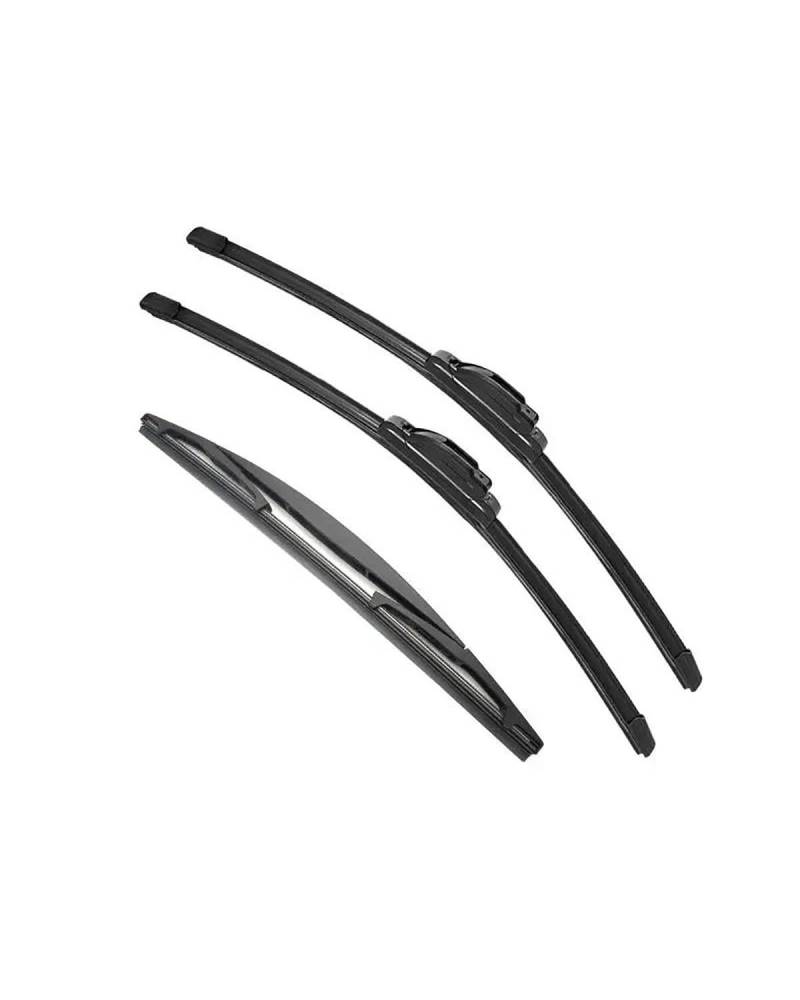 Für Versa Hinweis 2014-2015 Doppel Gummi Auto Wischer Front Scheibenwischer Gummi Auto Zubehör Auto Wischer(3PCS) von SIBOUOU