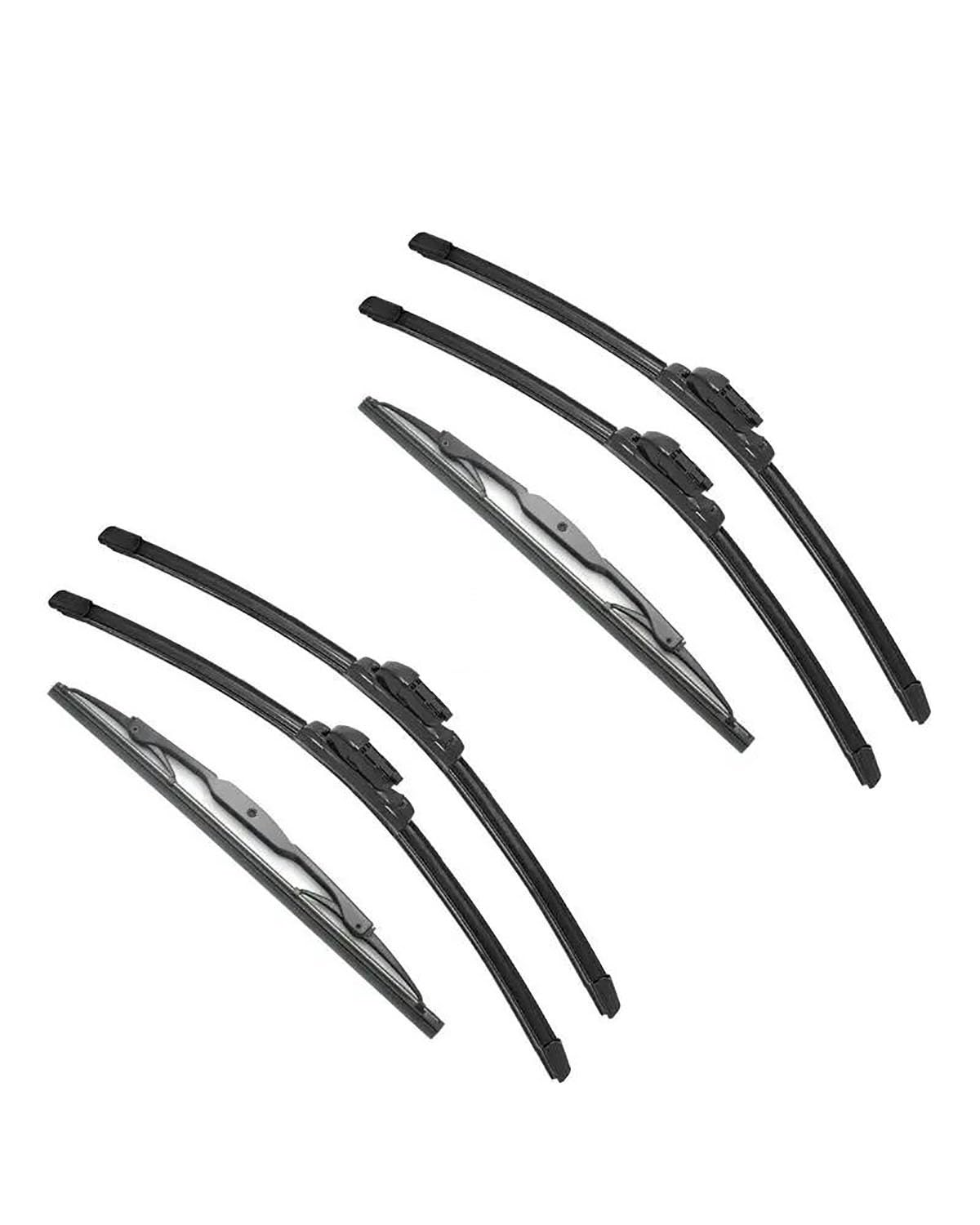 Für Volvoes Für V60 2010 2011 2012 2013 2014 2015 2016 2017 2018 Doppel Gummi Auto Wischer Scheibenwischer Gummi Auto Zubehör Auto Wischer(6PCS) von SIBOUOU
