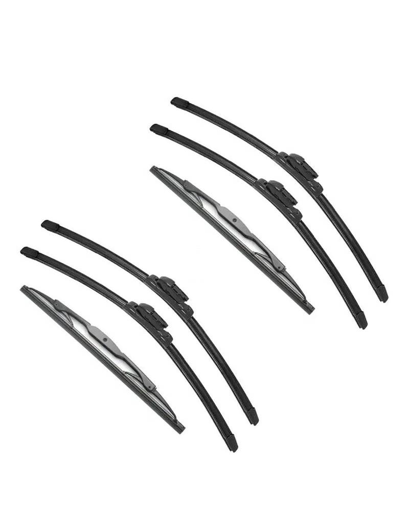 Für Volvoes Für V60 2010 2011 2012 2013 2014 2015 2016 2017 2018 Doppel Gummi Auto Wischer Scheibenwischer Gummi Auto Zubehör Auto Wischer(6PCS) von SIBOUOU