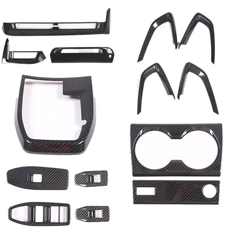 Für X1 Für IX1 Für U11 2023-2024 ABS Auto Center Konsole Getriebe Panel Abdeckung Trim Set Aufkleber von SIBOUOU