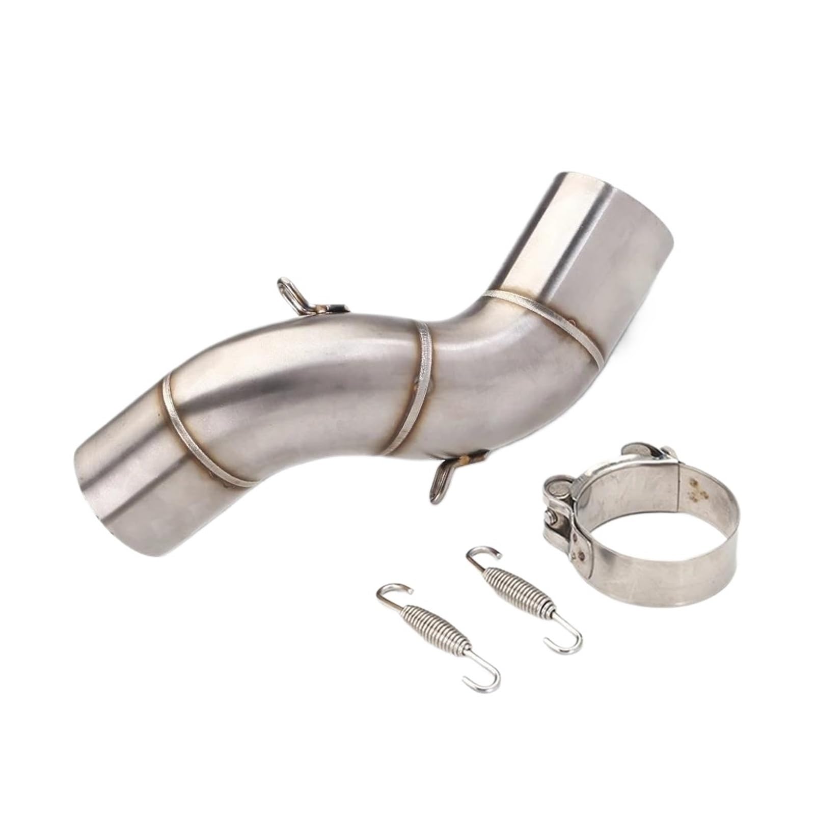 Für Z900 Ellenbogen Motorrad Schalldämpfer Motorrad Racing Performance Auspuff Racing Line Original Lage Mid Pipe Slip On(Type-A) von SIBOUOU