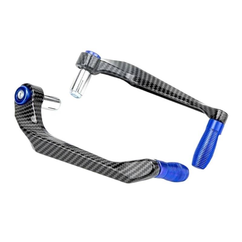 Kupplungshebel 2 STÜCKE CNC Motorrad Bremskupplungshebel Schutzschutz Modifikation Anti-Fall Hornbremsen Handschutz Bogenschutzstange(Blue) von SIBOUOU