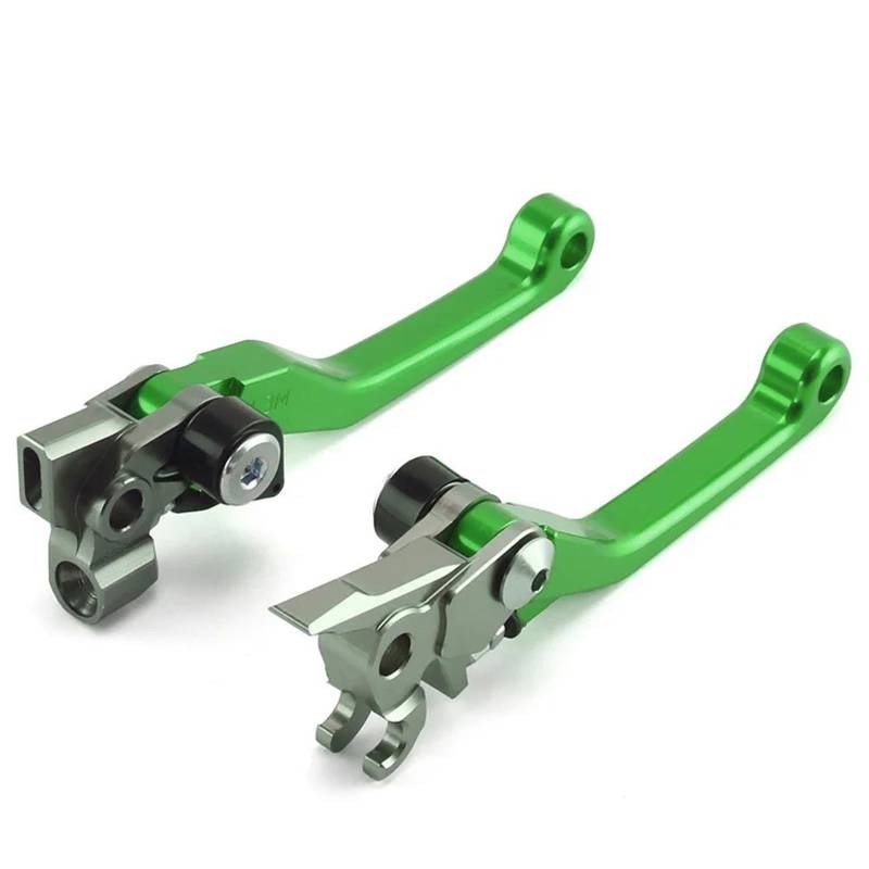 Kupplungshebel CNC Pivot Faltbare Bremskupplungshebel Dirt Bike Für SX XC SXF SX-F XCF XC-F XCW EXC EXCF EXC-F 250 300 400 450 500 530(Green) von SIBOUOU