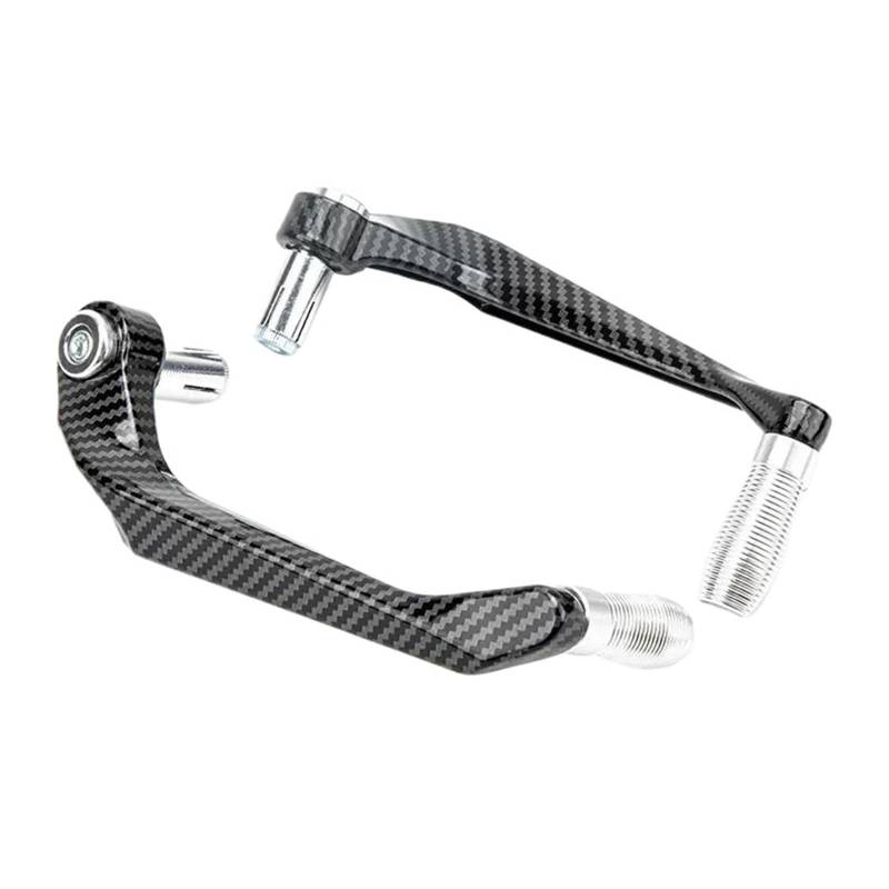 Kupplungshebel Universal Motorrad Lenker Bremse Kupplung Hebel Aluminium Legierung Motorrad Hand Guard Protector Bremsen Modifikation Zubehör(Silver) von SIBOUOU