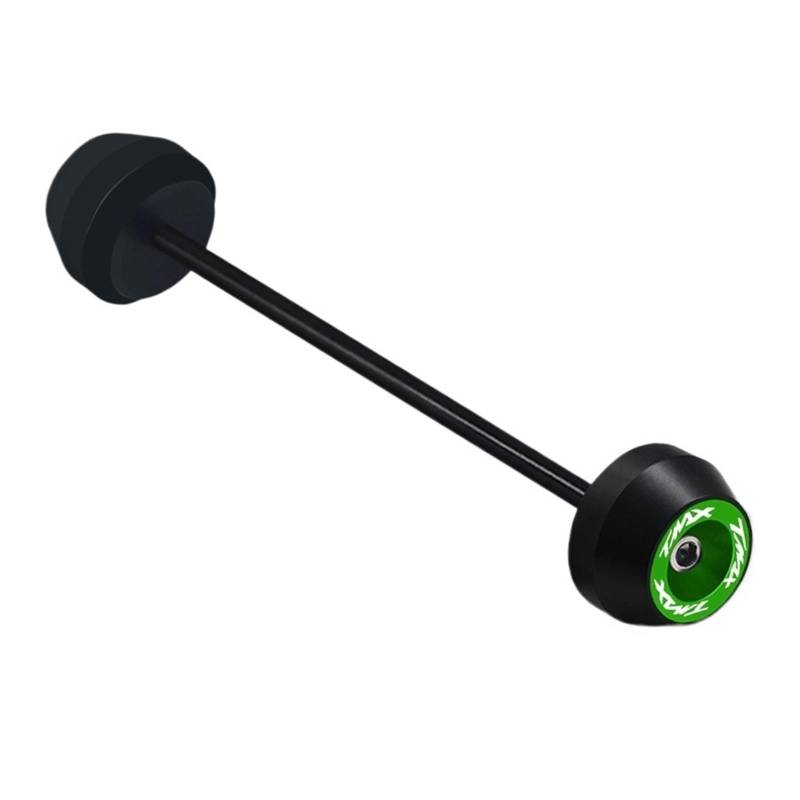 Motorrad Anti Crash Protector Für Yamaha TMAX560 Tech Max 2020 2021 2022 TMAX530 2012-2020 2021 Motorrad Vorne Hinten Rad Gabel Slider Achse Crash-Schutz(Front Green) von SIBOUOU