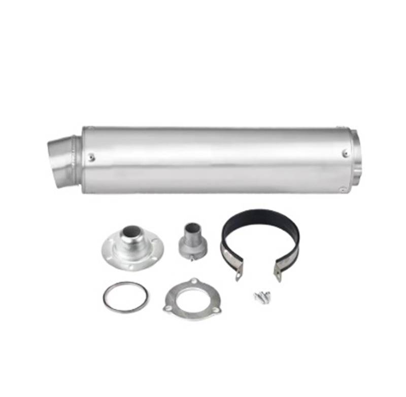 Motorrad-Endschalldämpfer Für CB400 CB500F CB500X CBR300 Motorradauspuff Universal Pitbike Schalldämpfer Motorrad Modifiziertes Edelstahl WRS Rohr(Type-A) von SIBOUOU