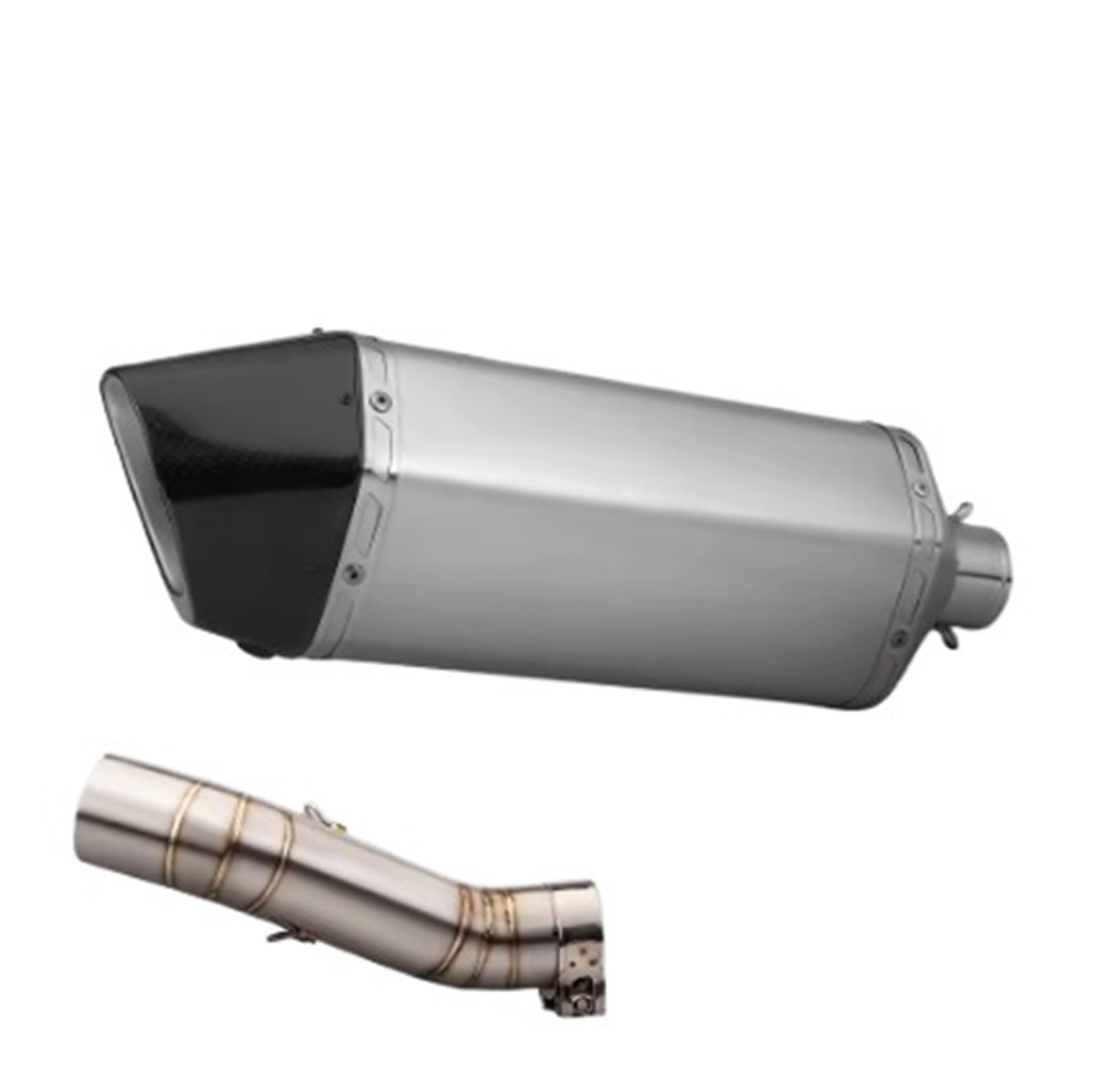 Motorrad-Endschalldämpfer Für CBR500R /F/X Cbr500 Cb500F CBR500R 2016-2023 Silp Auf Motorrad Auspuff Schalldämpfer Rohr Flucht Moto Mit DB Killer(Type-C) von SIBOUOU