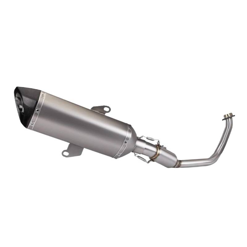 Motorrad-Endschalldämpfer Für FORZA300 Forza 300 2018 2019 2020 Escape Frontrohr Schalldämpfer Vollsystem Motorradauspuff Modifizieren Slip On von SIBOUOU