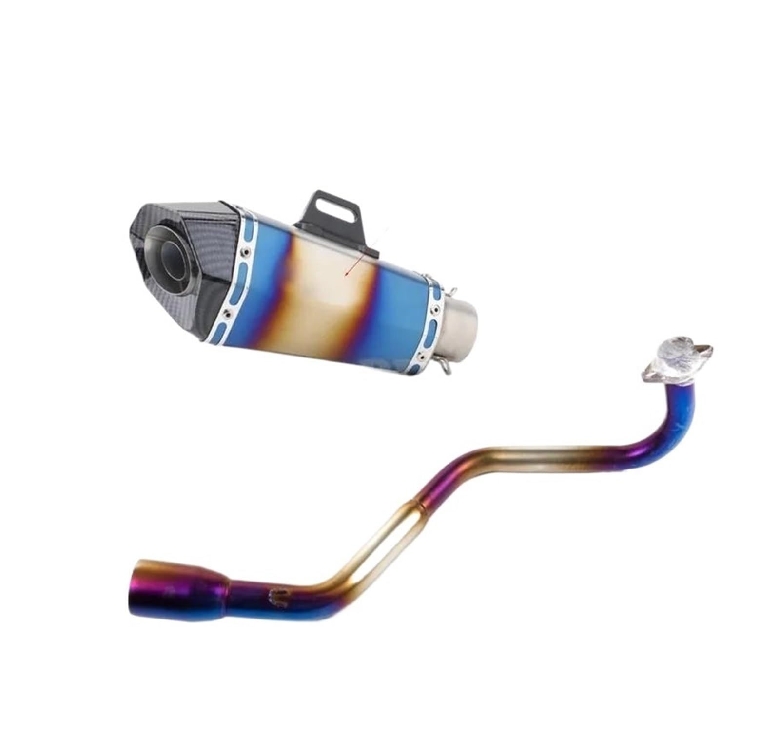 Motorrad-Endschalldämpfer Für GROM MSX125 MSX 125 MSX 125 2013 15 16 17 18 19 20 2021 Motorrad Auspuff Flucht ändern Volle Schalldämpfer System(A4) von SIBOUOU