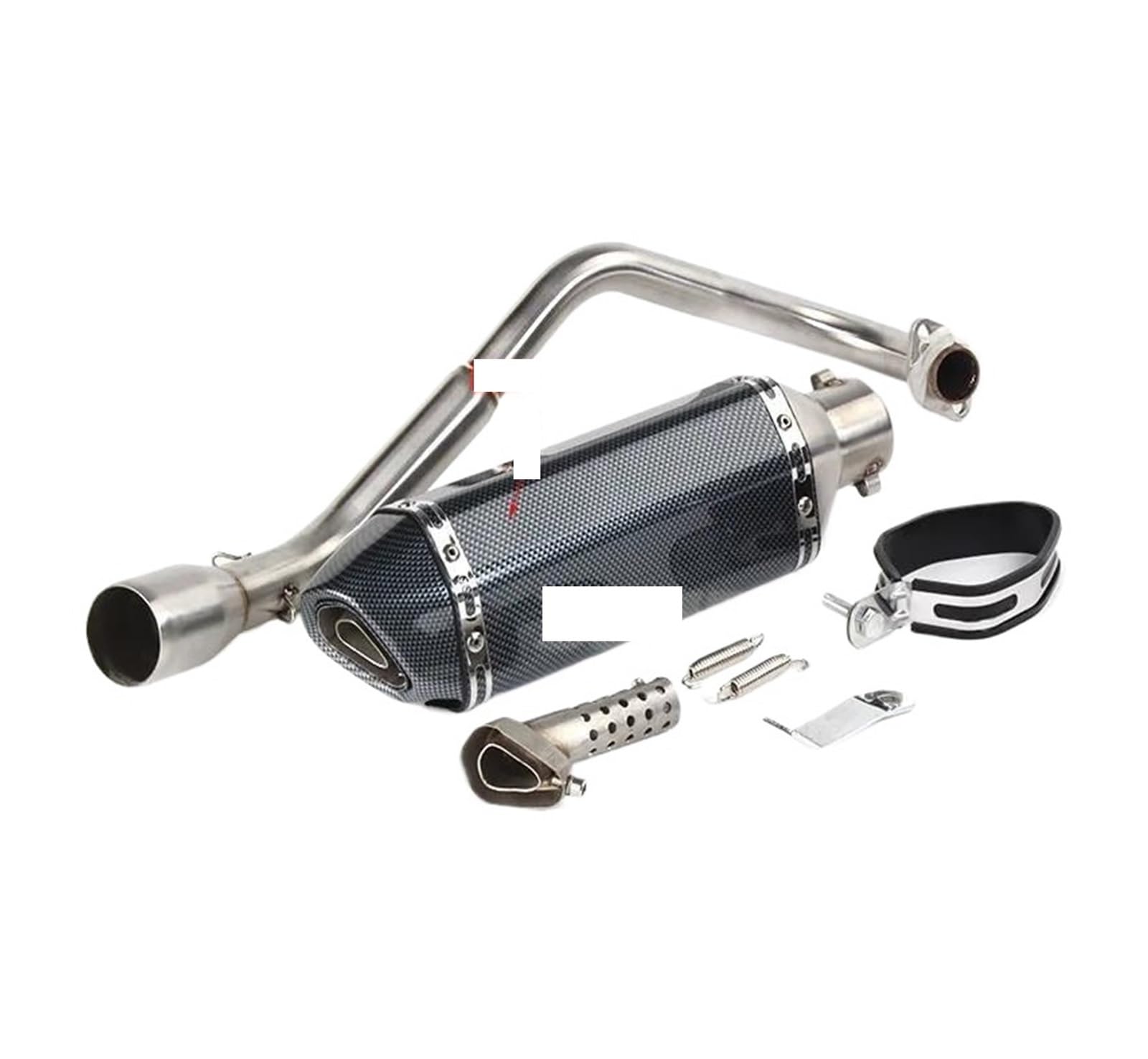 Motorrad-Endschalldämpfer Für GROM MSX125 MSX 125 MSX 125 2013 15 16 17 18 19 20 2021 Motorrad Auspuff Flucht ändern Volle Schalldämpfer System(A5) von SIBOUOU