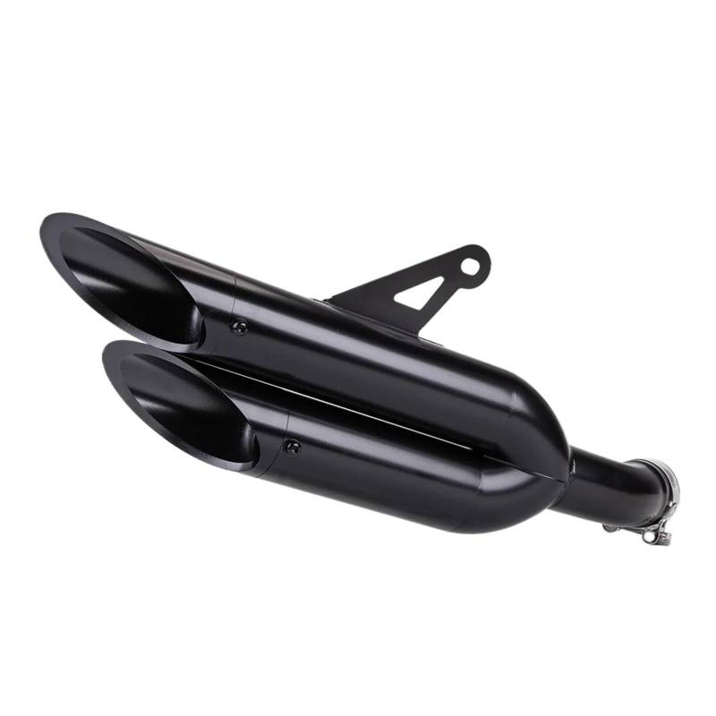 Motorrad-Endschalldämpfer Für Ninja ZX-4RR Zx4r Zx4rr Edelstahl Schalldämpfer Doppel Loch Racing Auspuff Schalldämpfer Slip On Line Auspuffrohr von SIBOUOU