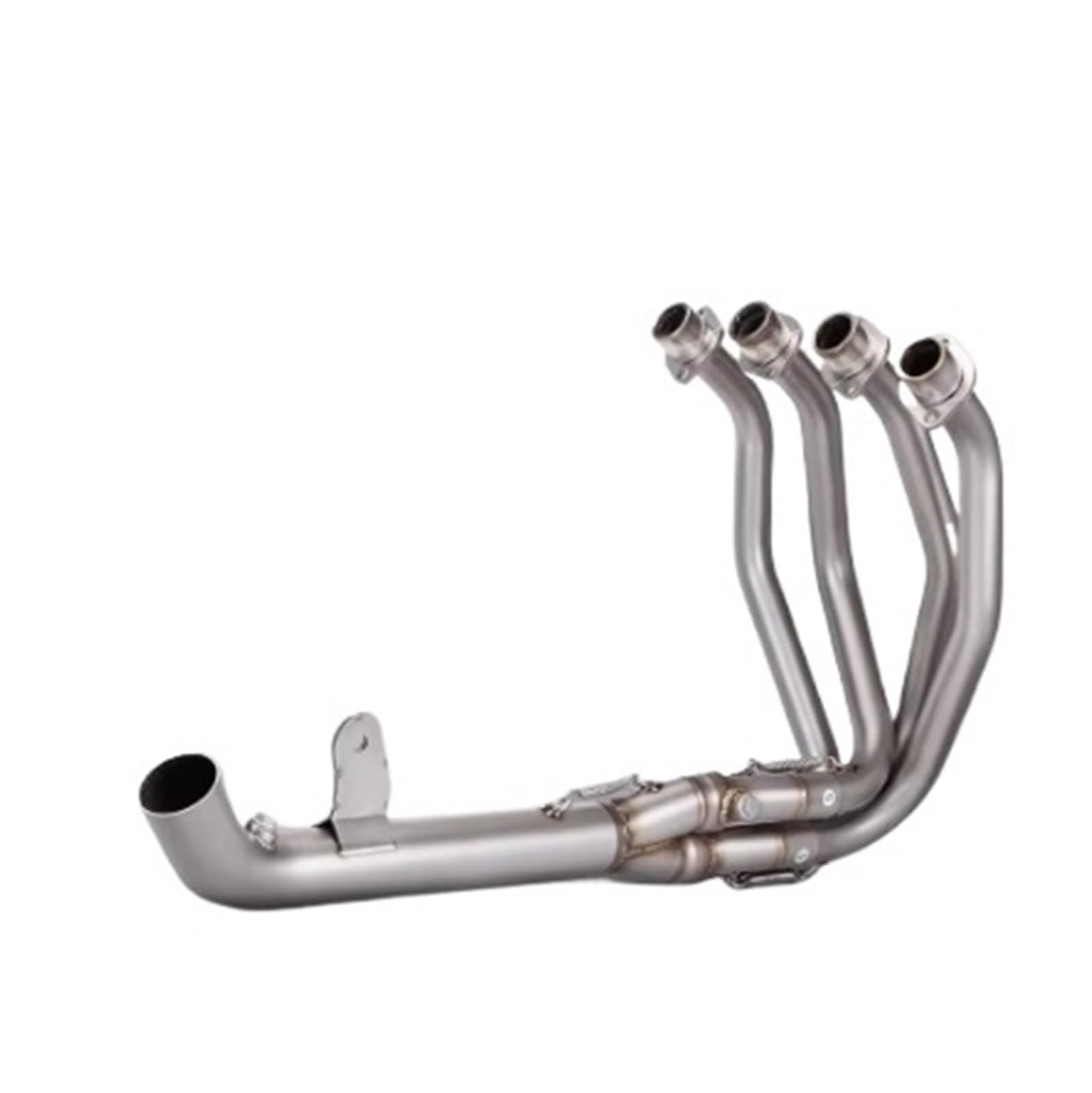 Motorrad-Endschalldämpfer Für Ninja ZX4R ZX4RR 2022 2023 Motorrad Vollsystem Auspuff Modifiziertes Front Mid Link Pipe Schalldämpfer Auspuffrohr(Type-A) von SIBOUOU