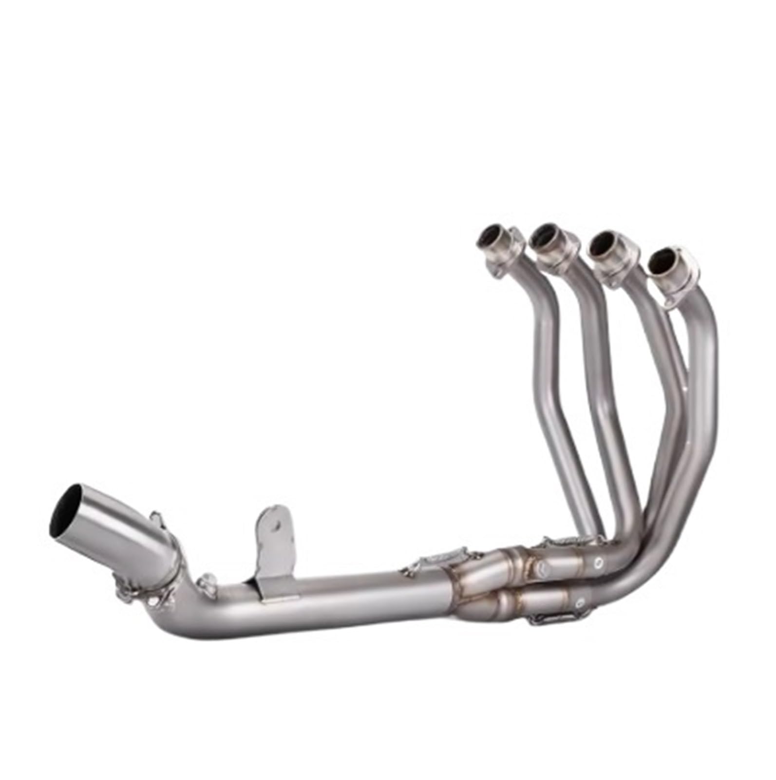 Motorrad-Endschalldämpfer Für Ninja ZX4R ZX4RR 2022 2023 Motorrad Vollsystem Auspuff Modifiziertes Front Mid Link Pipe Schalldämpfer Auspuffrohr(Type-B) von SIBOUOU