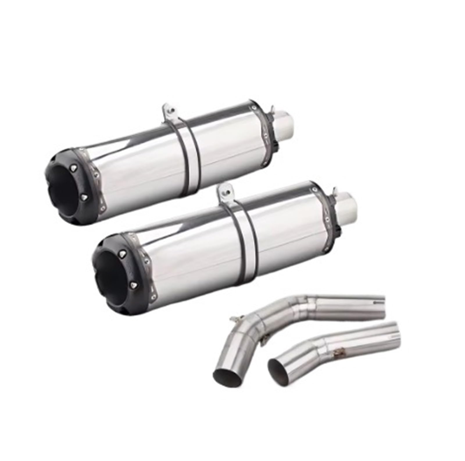 Motorrad-Endschalldämpfer Für R1 2009-2014 Auspuff Escape Slip On 51 MM Vorderrohr Link Rohr Verbinden Original Motorrad Auspuff schalldämpfer System(Type-A) von SIBOUOU
