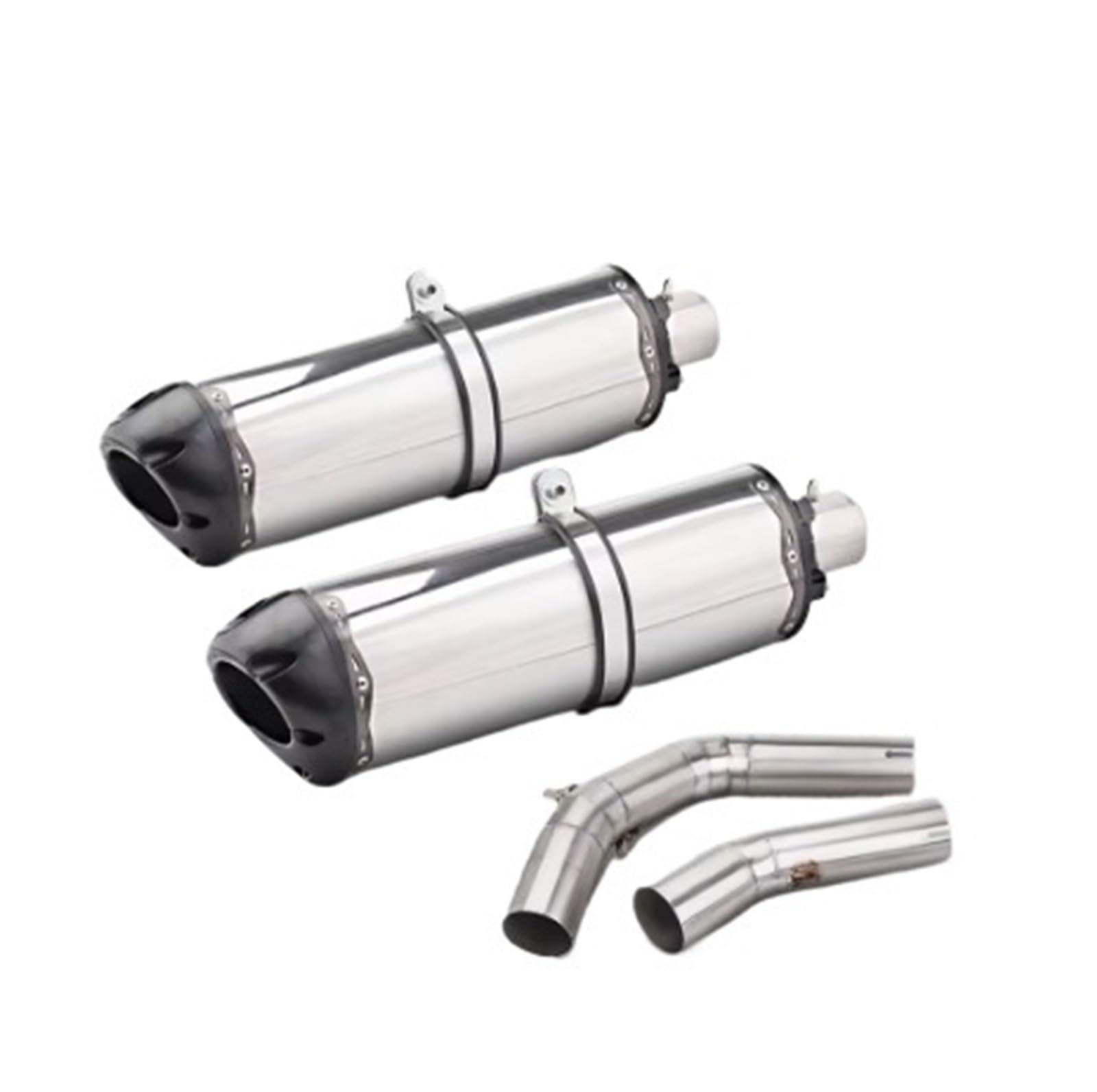 Motorrad-Endschalldämpfer Für R1 2009-2014 Auspuff Escape Slip On 51 MM Vorderrohr Link Rohr Verbinden Original Motorrad Auspuff schalldämpfer System(Type-B) von SIBOUOU