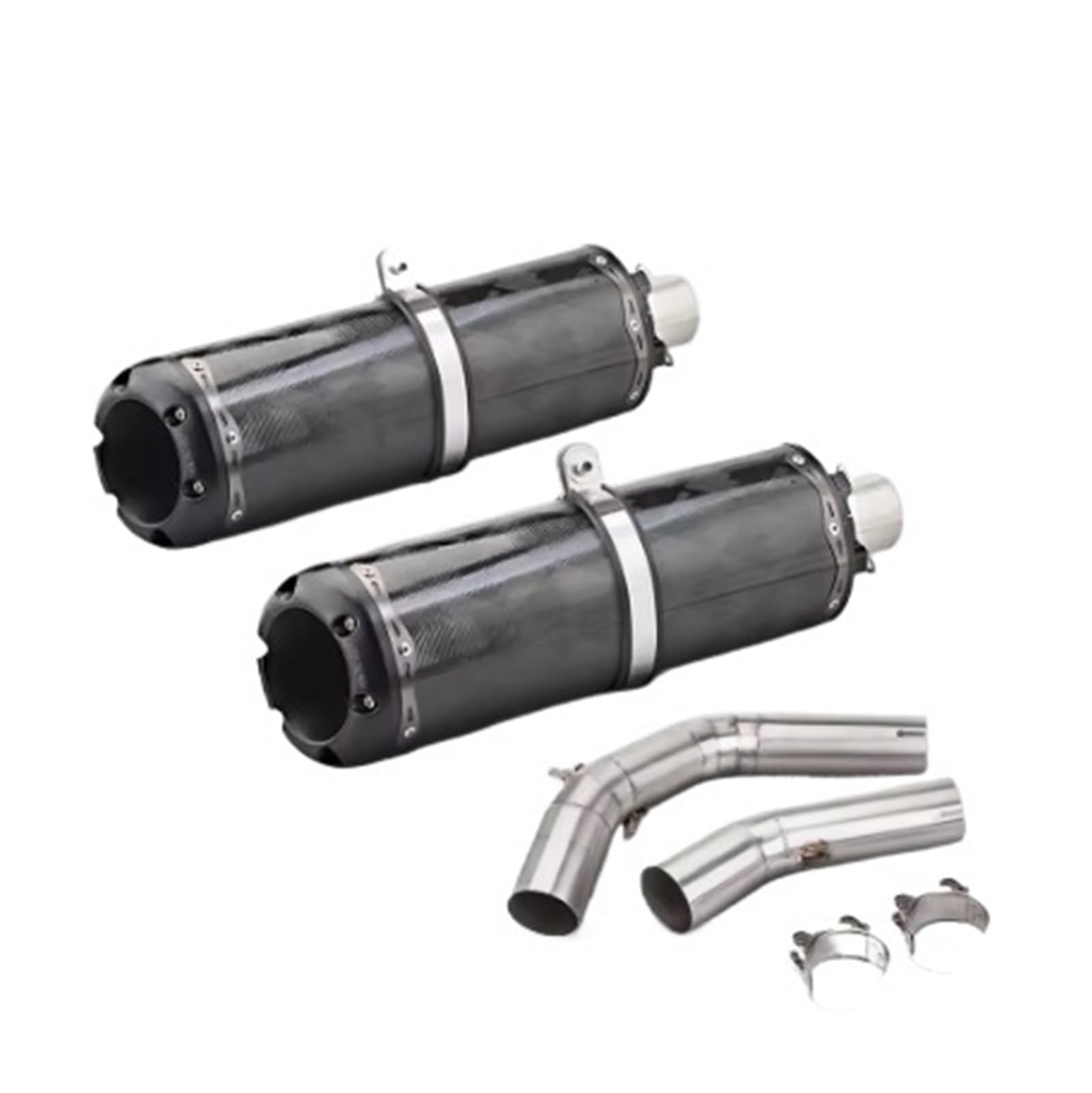 Motorrad-Endschalldämpfer Für R1 2009-2014 Auspuff Escape Slip On 51 MM Vorderrohr Link Rohr Verbinden Original Motorrad Auspuff schalldämpfer System(Type-C) von SIBOUOU