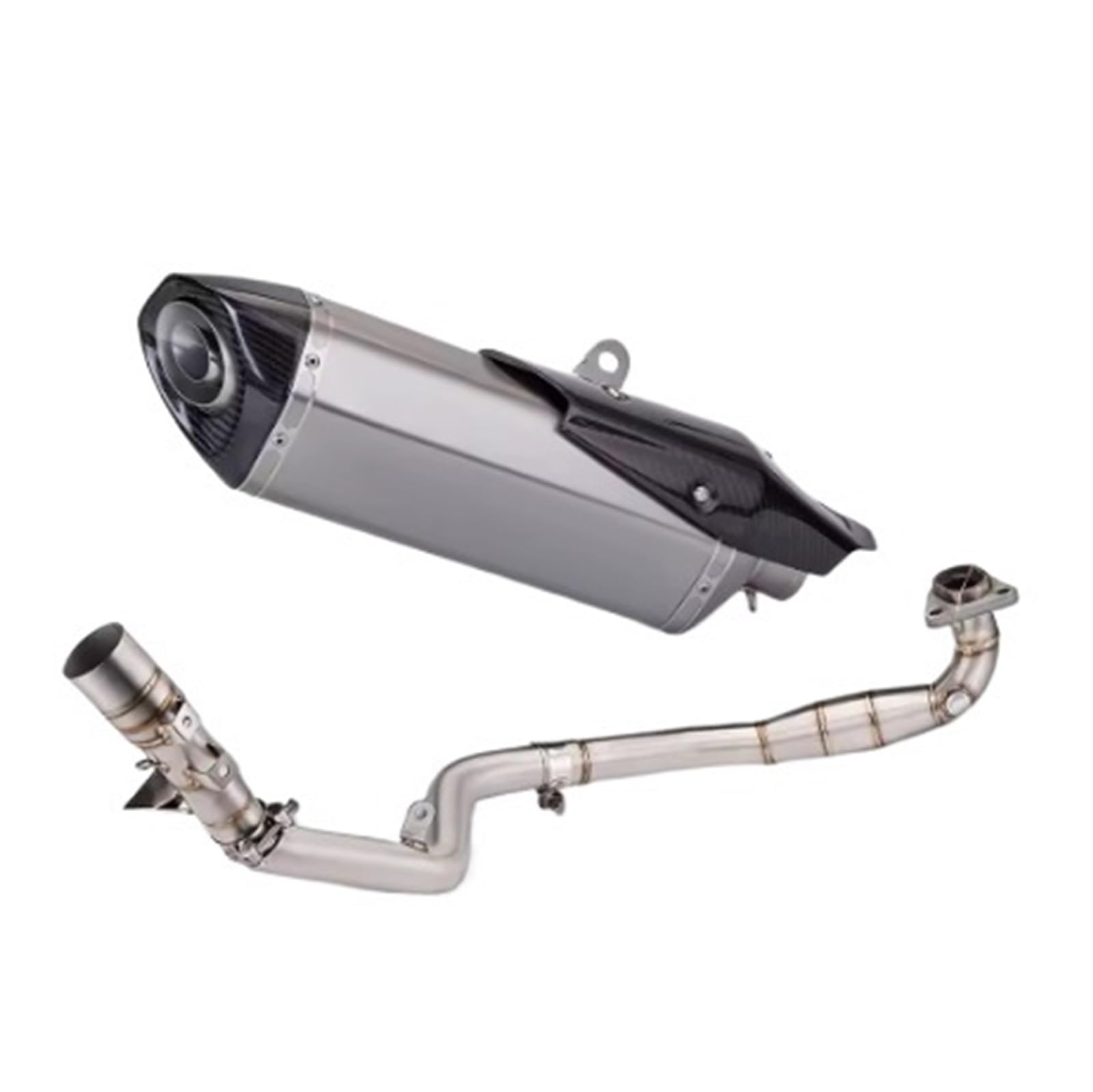 Motorrad-Endschalldämpfer Für X-ADV 750 X adv750 2017-2021Motorrad Schalldämpfer Auspuff Schiebe Vollsystem Frontrohrkopf Modifizierter Verbindungsmuff aus Titanlegierung(Type-C) von SIBOUOU
