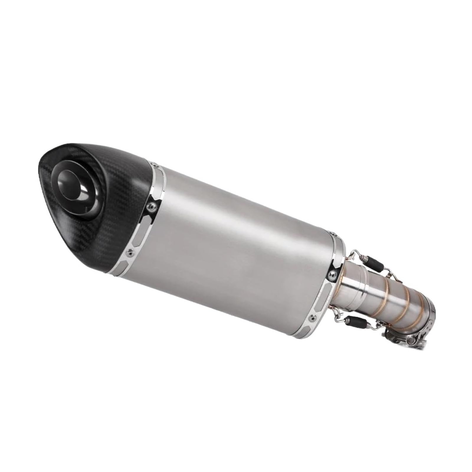 Motorrad-Endschalldämpfer Für ZX4R ZX4RR Zx4r Motorradauspuff Carbon Schalldämpfer Escape System Modifizierter Slip On Middle Link Pipe Connect Original(Type-A) von SIBOUOU