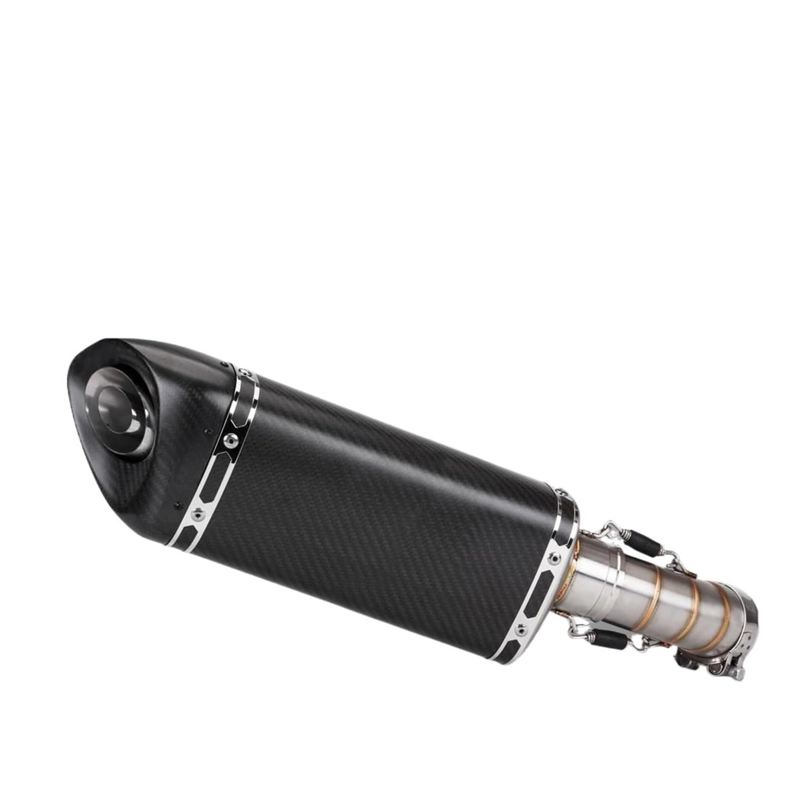 Motorrad-Endschalldämpfer Für ZX4R ZX4RR Zx4r Motorradauspuff Carbon Schalldämpfer Escape System Modifizierter Slip On Middle Link Pipe Connect Original(Type-B) von SIBOUOU