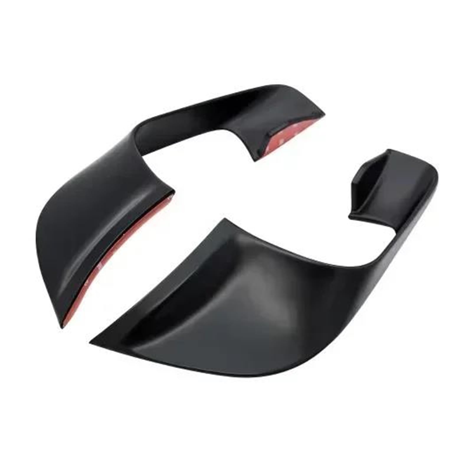 Motorradspoiler Für Yamaha YZF-R7 2021-2023 Motorrad Fixed Wing ABS Carbon Farbe Aerodynamische Winglets Flügel Spoiler Verkleidung Kit(Matte Black) von SIBOUOU