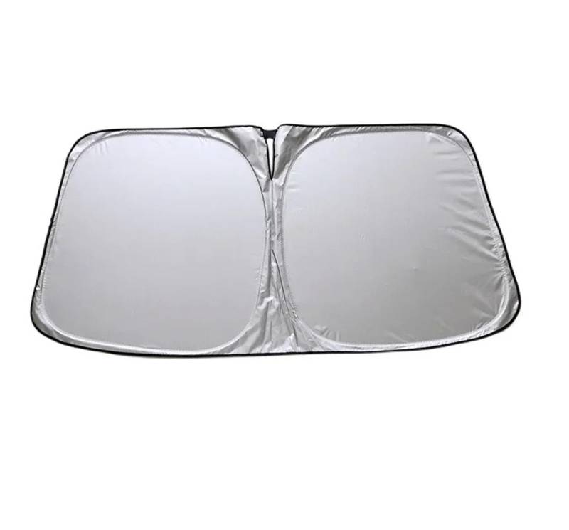 SIBOUOU Frontscheibenabdeckung Auto Fenster Sonnenschutz Abdeckung Sonnenschutz Windschutzscheibe Visier Schutz Windschutzscheibe Klapp Auto UV Schutz Vorhang Styling Zubehör(140x70cm) von SIBOUOU