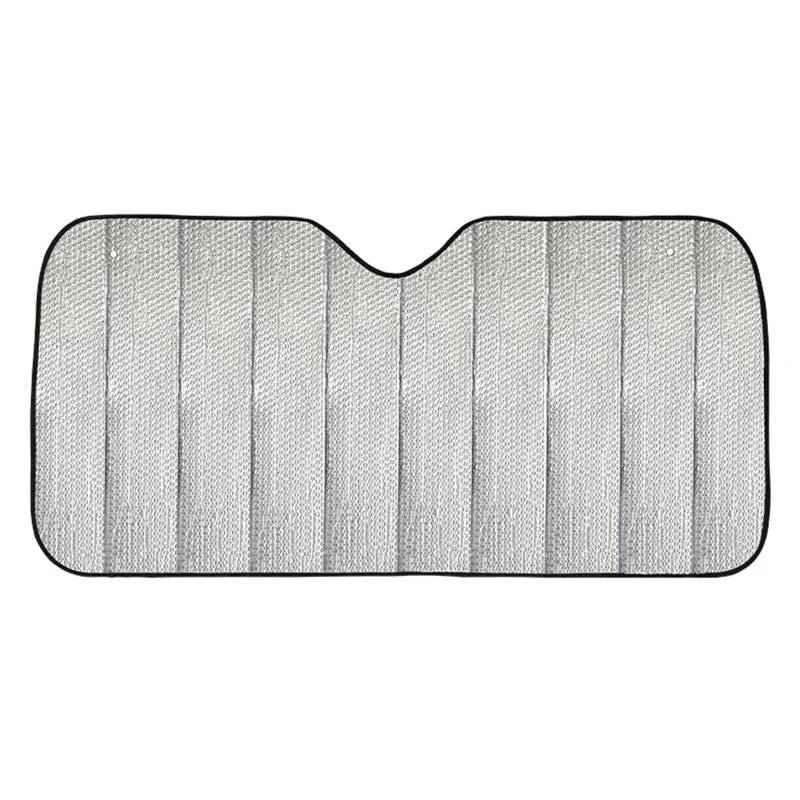 SIBOUOU Frontscheibenabdeckung Auto-Windschutzscheiben-Visierabdeckung Für Vorder- Und Heckscheibe, Faltbarer Auto-Windschutzscheiben-Sonnenschutz, Faltbarer Frontvisierschutz(130 * 60cm) von SIBOUOU