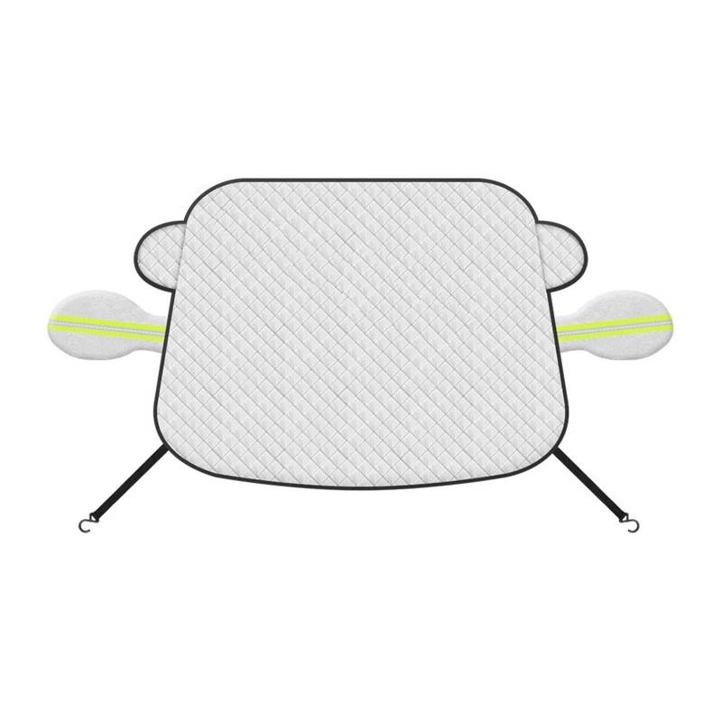 SIBOUOU Frontscheibenabdeckung Kompatibel Mit D&ac&ia Du&ste&r 2010–2023 2024, Auto-Windschutzscheiben-Anti-Schnee-Visier, Auto-Frontscheibenabdeckung(Silver) von SIBOUOU