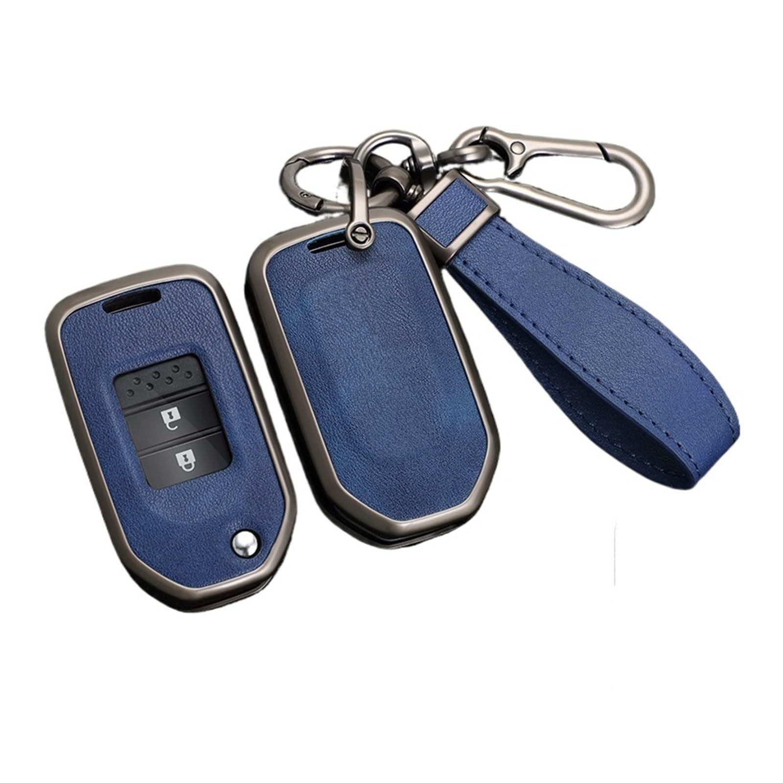 Schlüsselhülle Hülle Für Civic CR-V HR-V Accord Jade Crider Odyssey 2015-2018 Fernbedienung Schutz Zubehör Auto Schlüssel Fob Tasche Abdeckung Fall(Blue) von SIBOUOU
