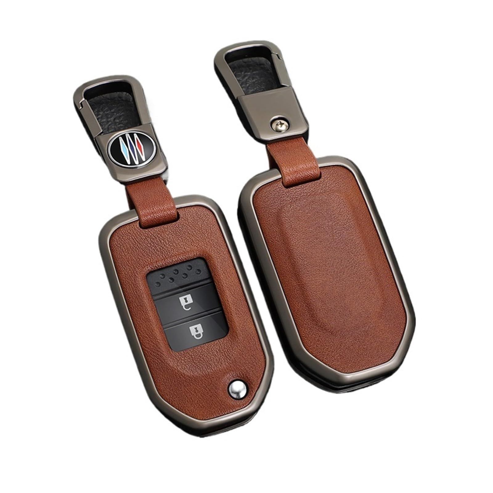 Schlüsselhülle Hülle Für Civic CR-V HR-V Accord Jade Crider Odyssey 2015-2018 Fernbedienung Schutz Zubehör Auto Schlüssel Fob Tasche Abdeckung Fall(Brown) von SIBOUOU