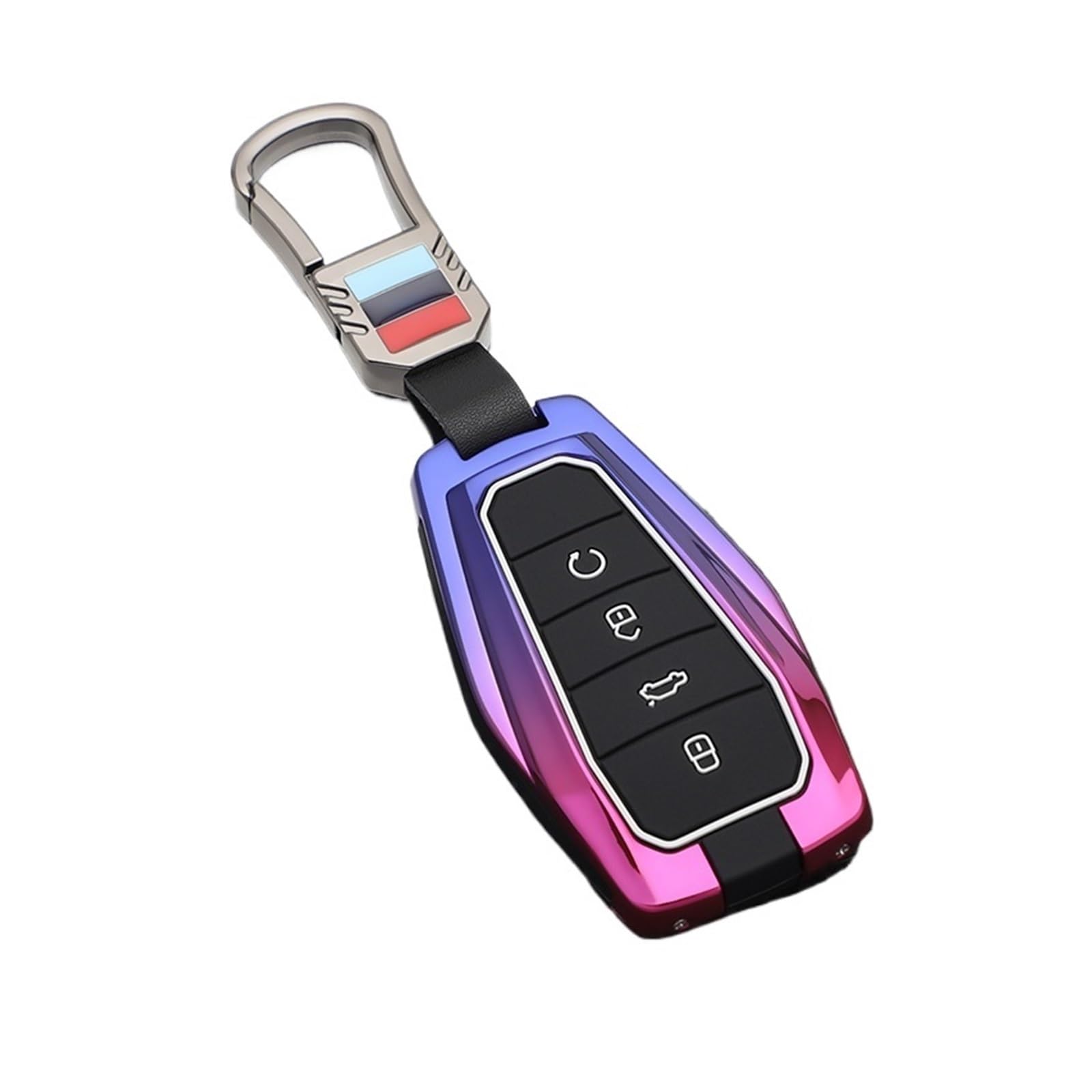 Schlüsselhülle Hülle Für Geely Coolray X6 Emgrand Global Hawk GX7 Fernbedienung Zubehör Auto-Styling Schlüsselbund Auto Key Fob Abdeckung Fall Shell Halter Set(Gray) von SIBOUOU