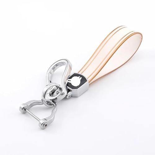 Schlüsselhülle Hülle Für Opel Vauxhall Astra K Corsa E Für Buick Verano GX GL6 Encore 2018 2019 2020 2021 2022 Phnom Penh Auto Schlüssel Abdeckung Fall Shell(White Key Chain) von SIBOUOU