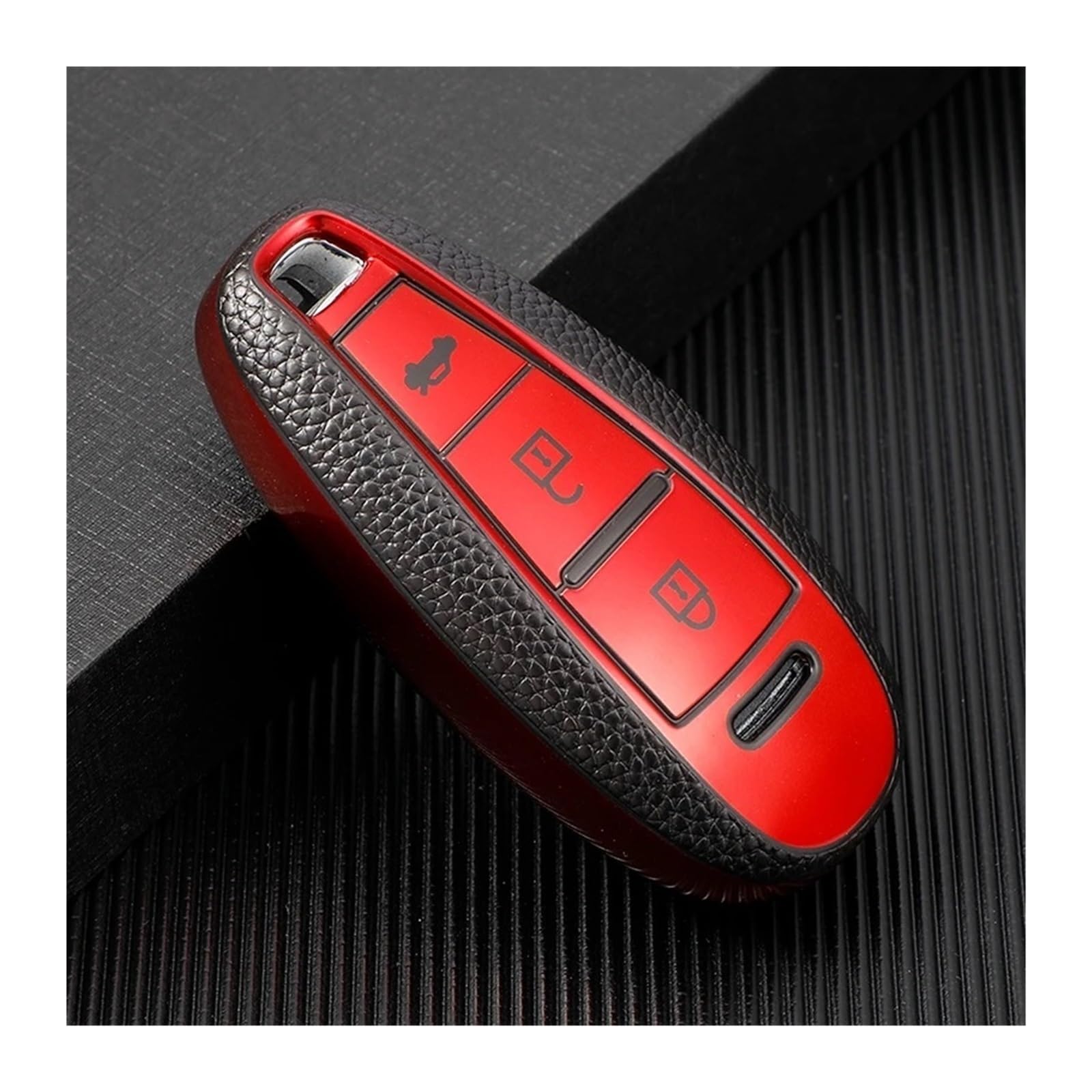 Schlüsselhülle Hülle Für Suzuki Baleno Ertiga Ciaz Ignis Kizashi Swift SX4 S-Cross Vitars TPU Auto Smart Key Cover Fall Tasche Schutz Schlüsselanhänger(ROYAL Blue) von SIBOUOU