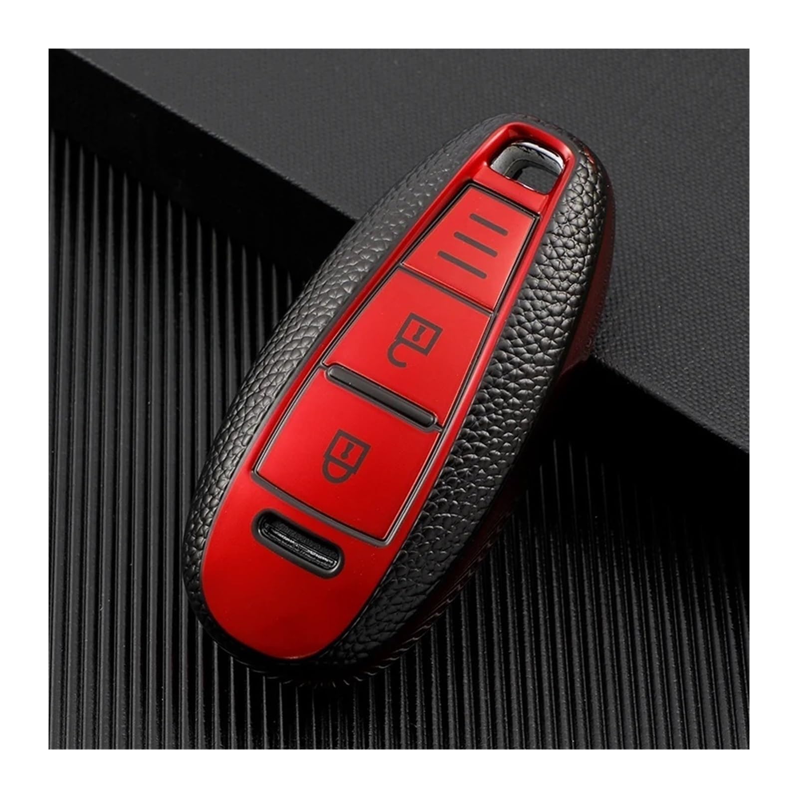 Schlüsselhülle Hülle Für Suzuki Baleno Ertiga Ciaz Ignis Kizashi Swift SX4 S-Cross Vitars TPU Auto Smart Key Cover Fall Tasche Schutz Schlüsselanhänger(Red) von SIBOUOU