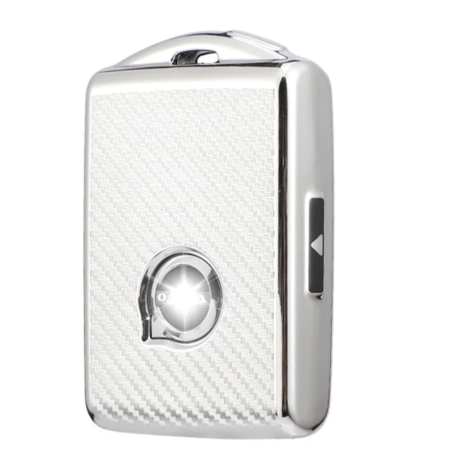 Schlüsselhülle Hülle Für Volvo XC40 XC60 S90 XC90 V90 2017 2018 T5 T6 2015 2016 T8 TPU Fernbedienung Auto Schlüssel Fall Abdeckung Shell Keychain Zubehör(Silver) von SIBOUOU