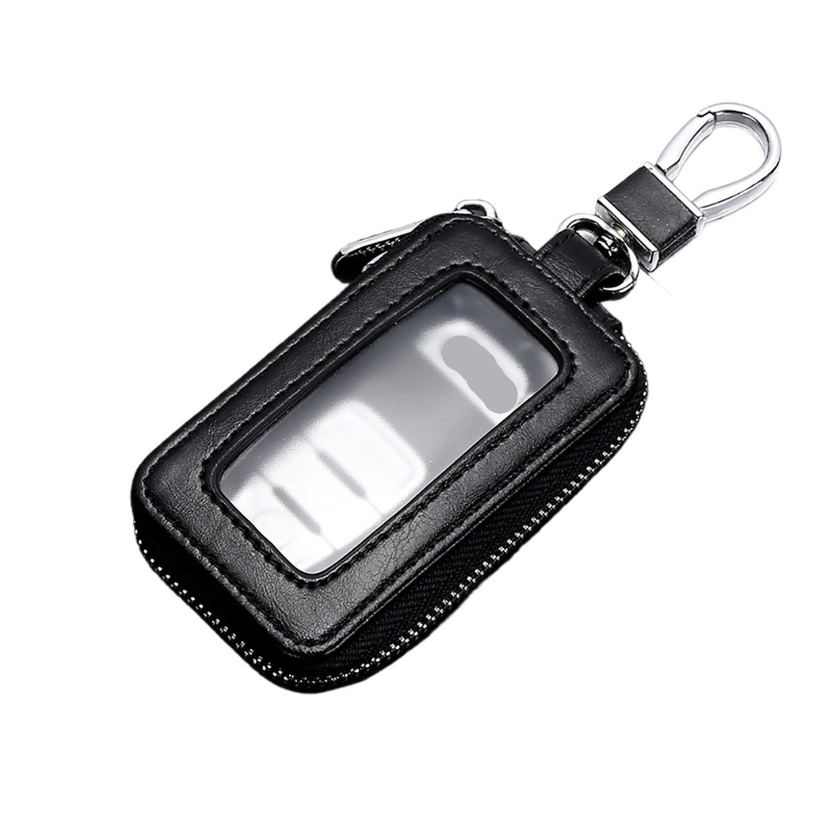 Schlüsselhülle Hülle Universal Auto Fernbedienung Mini Schlüssel Taschen Transparent Sichtbar Schlüsselbund Fall Schlüssel Lagerung Schutz Tasche Schlüssel Abdeckung(Black) von SIBOUOU