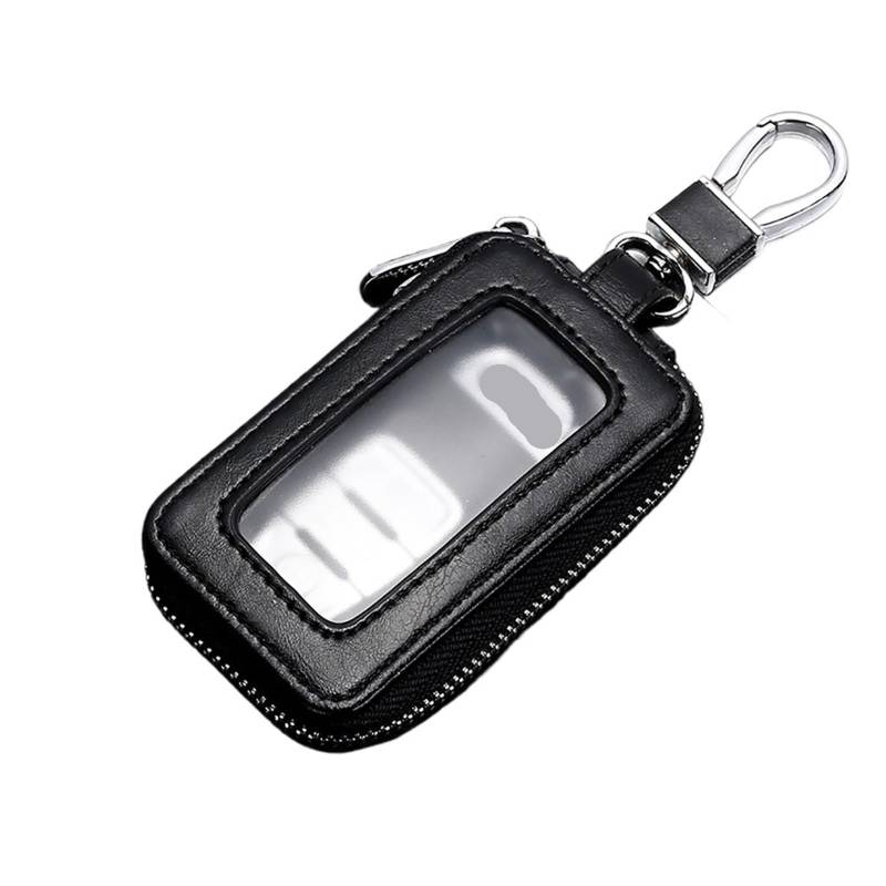 Schlüsselhülle Hülle Universal Auto Fernbedienung Mini Schlüssel Taschen Transparent Sichtbar Schlüsselbund Fall Schlüssel Lagerung Schutz Tasche Schlüssel Abdeckung(Black) von SIBOUOU