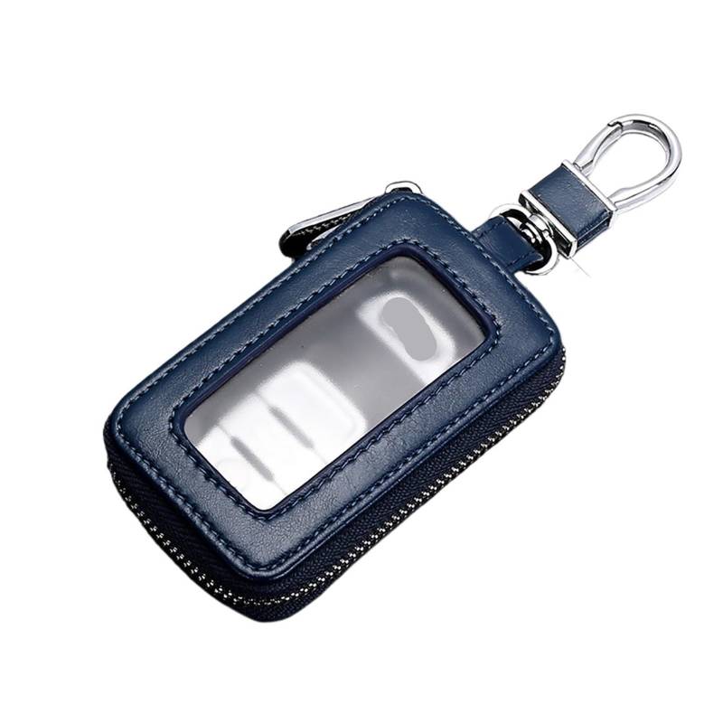 Schlüsselhülle Hülle Universal Auto Fernbedienung Mini Schlüssel Taschen Transparent Sichtbar Schlüsselbund Fall Schlüssel Lagerung Schutz Tasche Schlüssel Abdeckung(Blue) von SIBOUOU