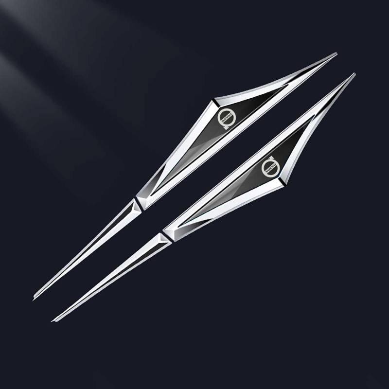 SICUEAUA Autoaufkleber für Volvo V40 V60 V90 S60 S40 V70 XC70 XC60 XC90 Cross Country Polestar, Emblem-Abzeichen, Autoaufkleber, Schriftzug, Karosserie-Emblem, Zubehör von SICUEAUA