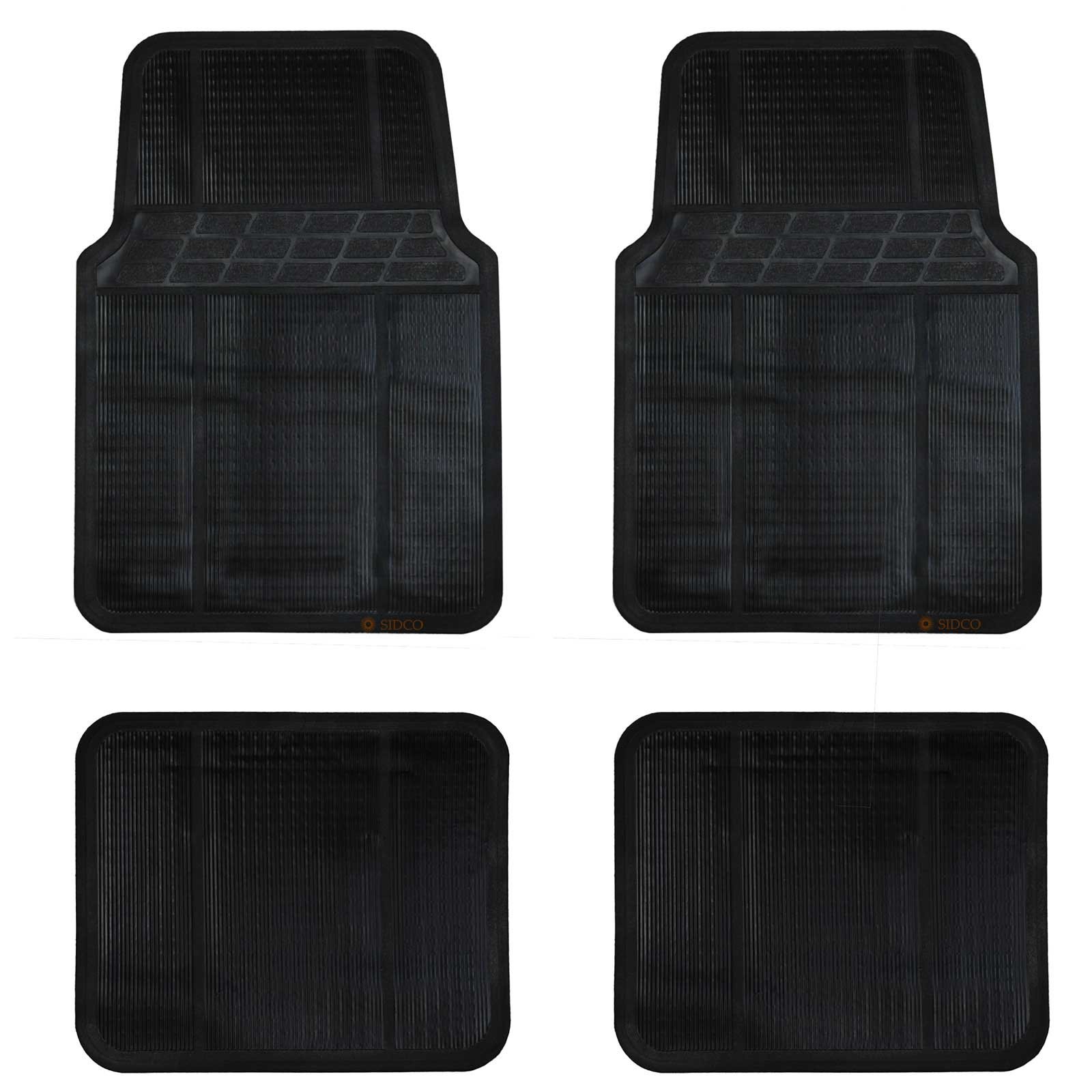 SIDCO Fußmatten Universal Automatte Matten 4 TLG. Gummimatten Autofußmatte Schutzmatte SIDCO Fußmatten Universal Automatte Matten 4 TLG. Gummimatten Autofußmatte Schutzmatte von SIDCO