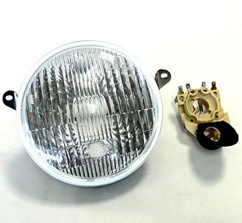 SIEM Scheinwerfer vorne aus Glas für Vespa PX PE 125/150/200 Arcobaleno, Halogen, Rainbow, Motorrad, NEU von SIEM