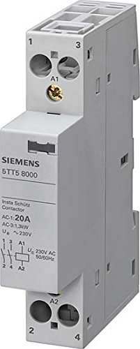 Siemens Indus.Sector Installationsschütz 5TT5800-2 20A,2S Installationsschütz für Reiheneinbau 4001869343914 von SIEMENS