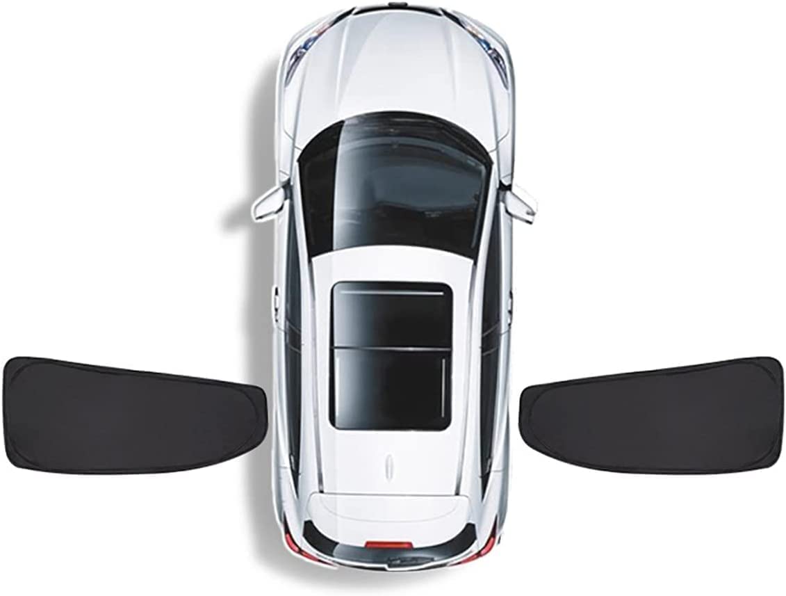 Auto Sonnenblenden für Audi A6 4G (C7, 2011-2018), Front Heck Staubschutz Sonnenschutz Windschutzscheiben Seitenscheibe Autovorhang, Auto Zubehör,D/2Pcs(Rear) von SIEMZ