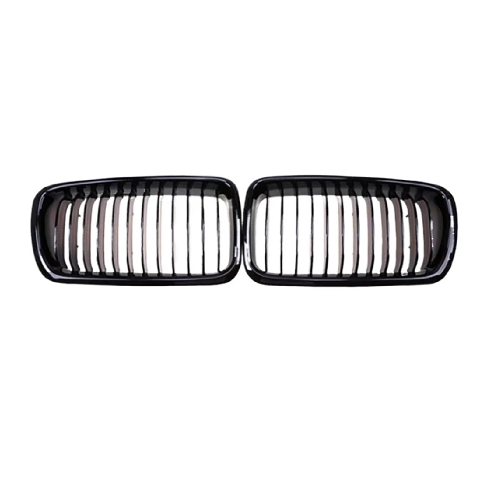 Grill Front 1 Paar Chrom-Frontstoßstange Nierengitter Haubengrill Refit Für 7er E38 730IL/735I/725Tds/728I/750I Limousine 1998 1999 2000 2001 Kühlergrill(Glossy) von SIFUSM